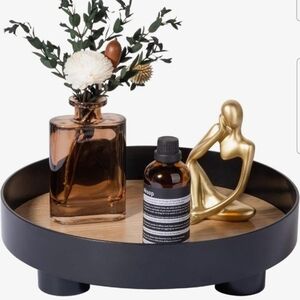 Sleek Black Vanity Tray